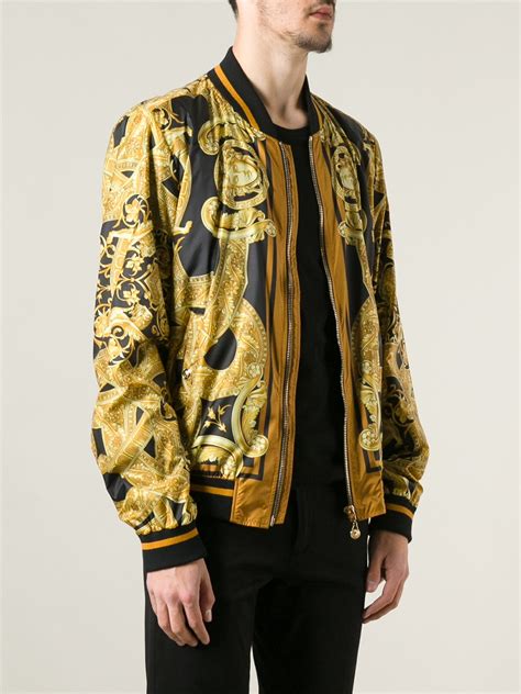 versace coat men's